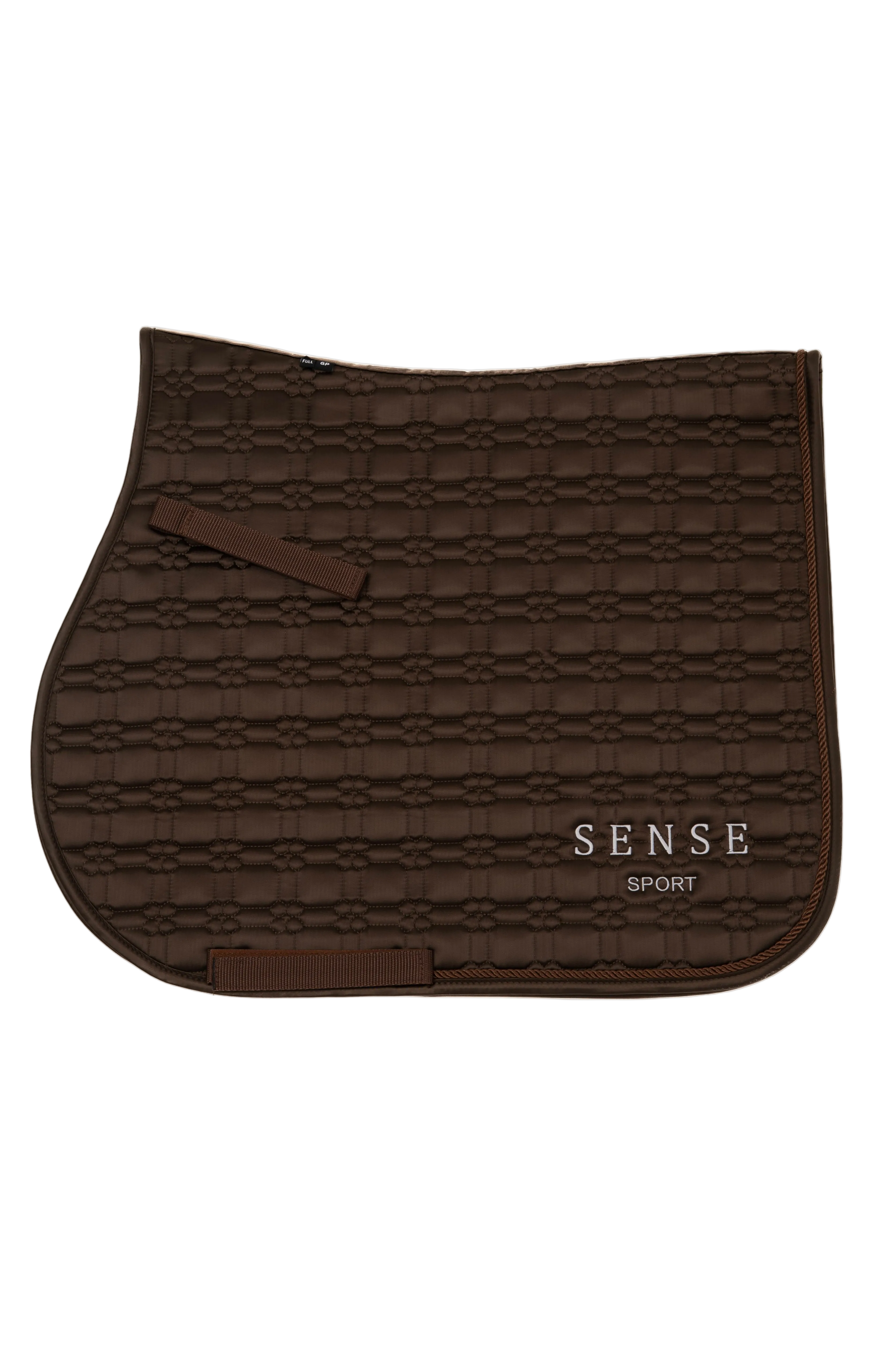 Sense Satin Saddle Pad - Brown